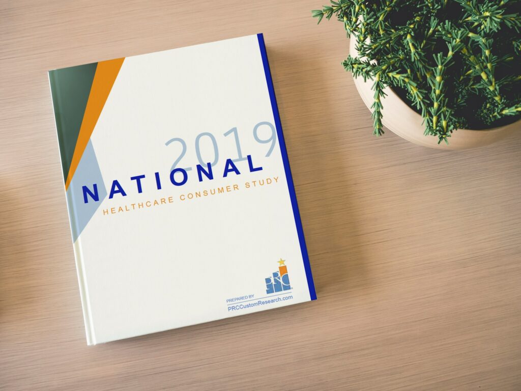 PRC's 2019 National Consumer Study booklet placed on a desk