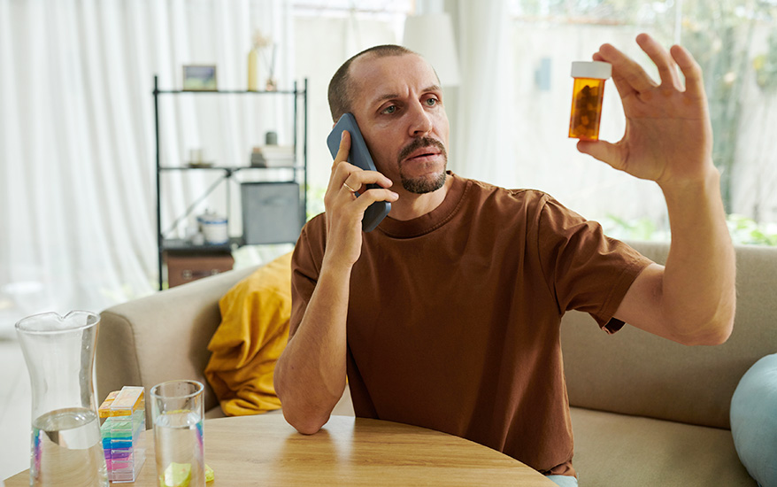 discharge call discussing medications